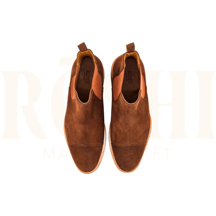 Bottines Chelsea CHARLY « Cognac » 