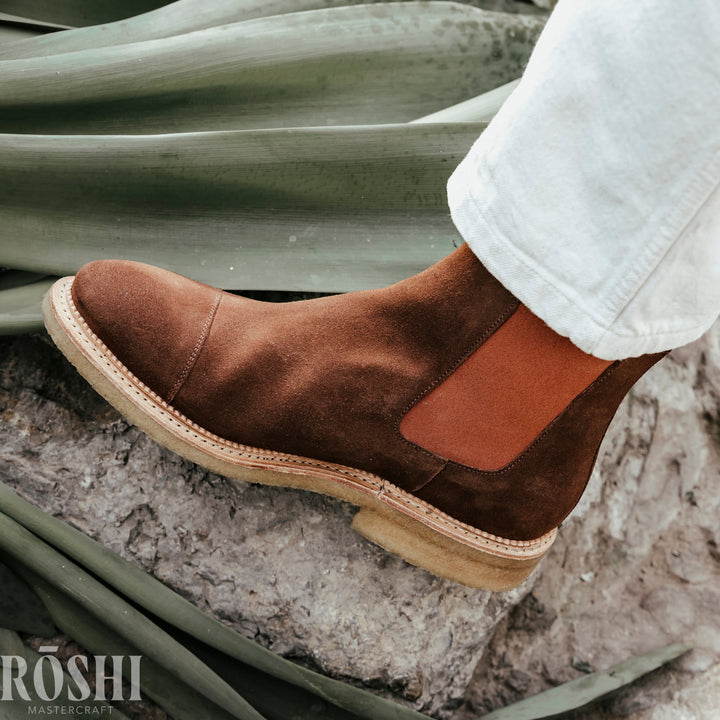 Bottines Chelsea CHARLY « Cognac » 