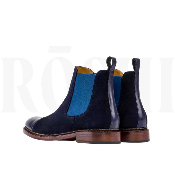 Bottines Chelsea CHARLY « Shades of Blue »