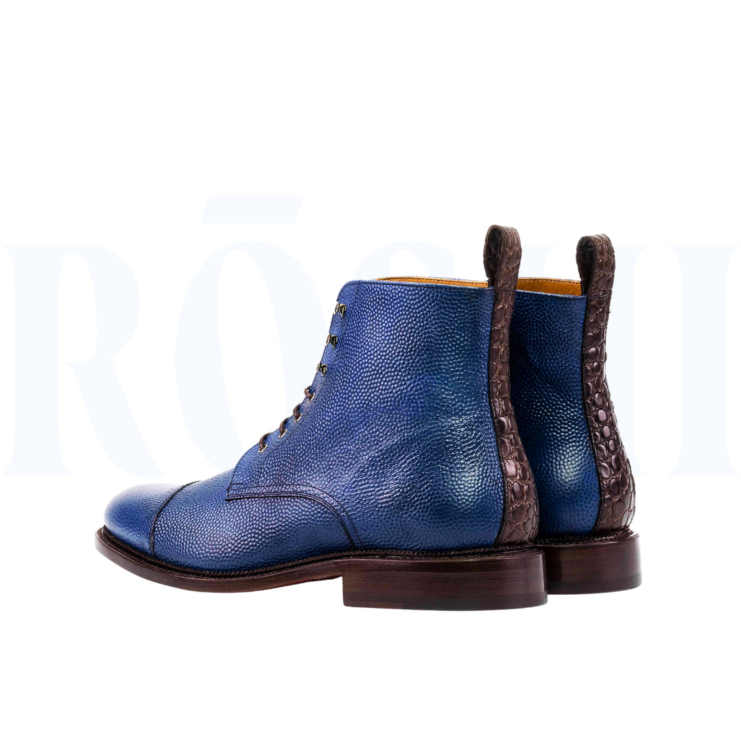 Bottes derby RYO « Blue Pebble » 