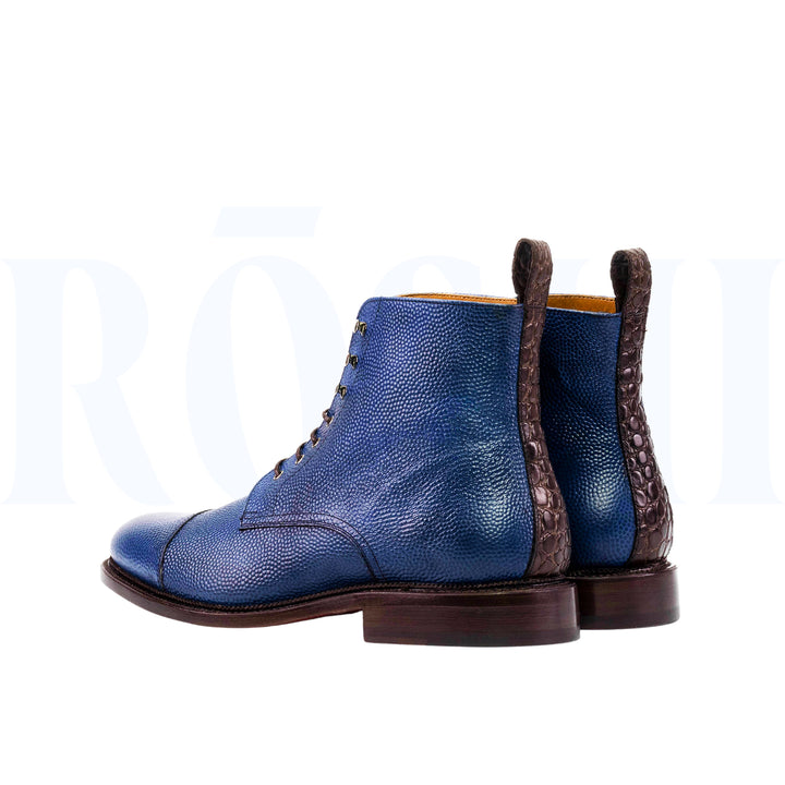 Bottes derby RYO « Blue Pebble » 
