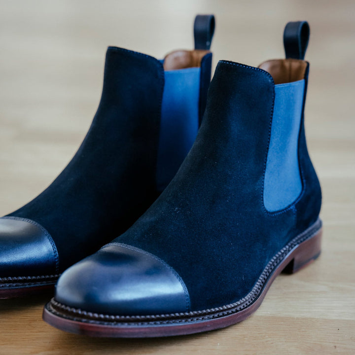 Bottines Chelsea CHARLY « Shades of Blue »