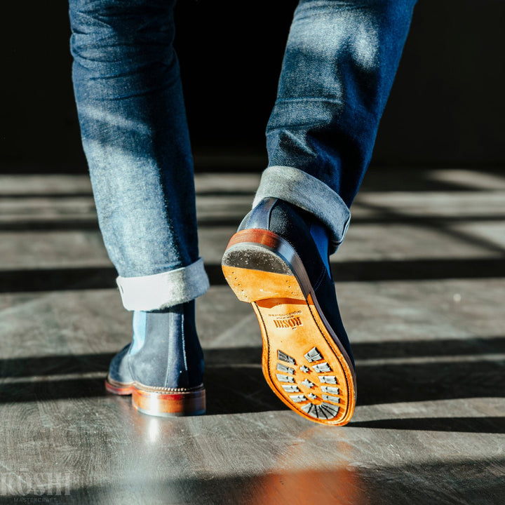 Bottines Chelsea CHARLY « Shades of Blue »